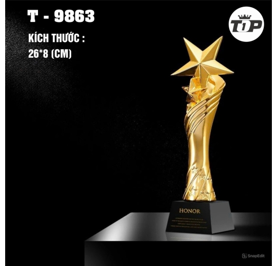 Cúp vinh danh giải đua xe đạp VTV CTR74